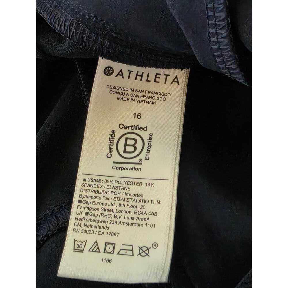 Athleta Endless High Rise Cargo Pants Size 16 Navy Stretch Utility Travel 467187 - Picture 13 of 16